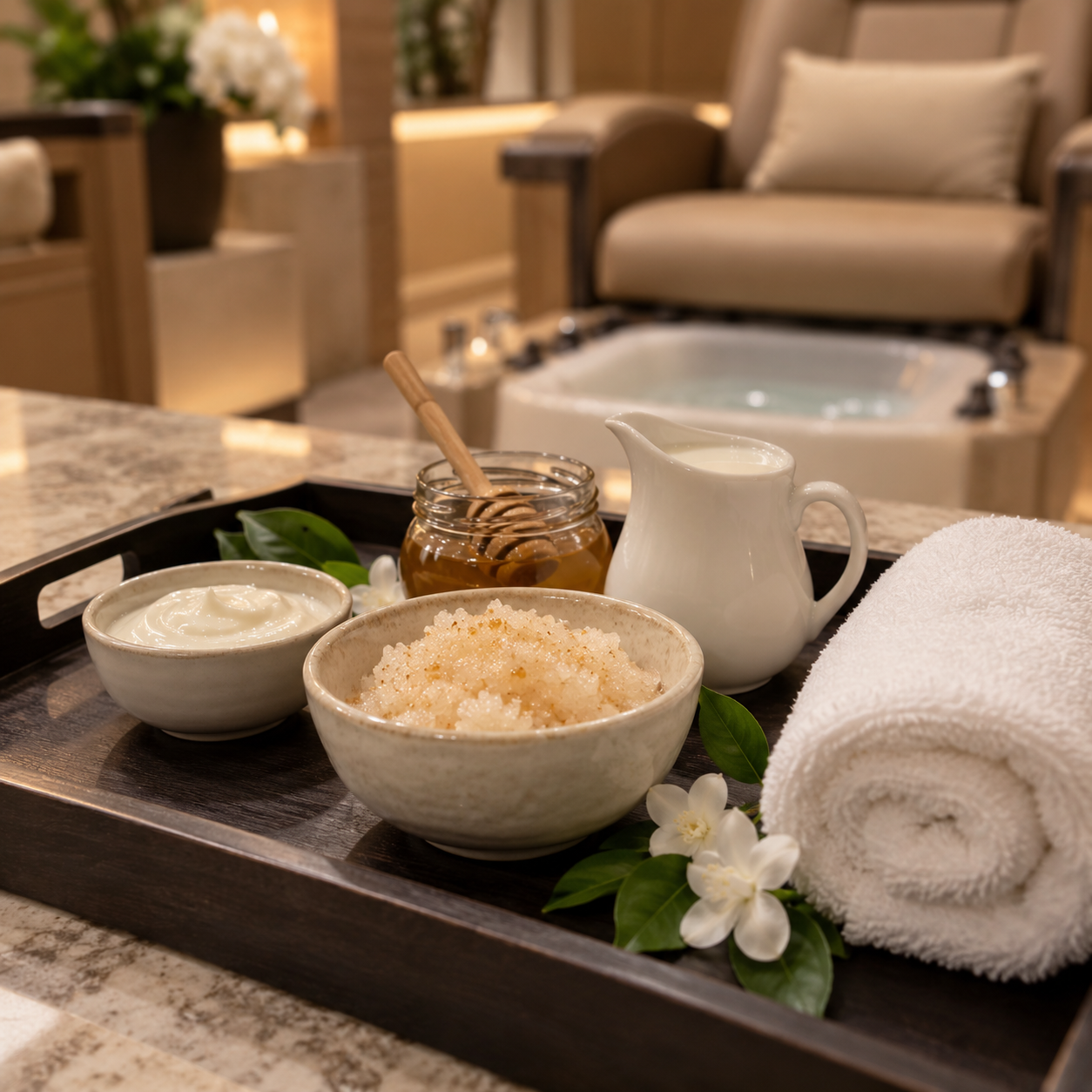 Milk and Honey Pedicure at Kay's Nail Spa