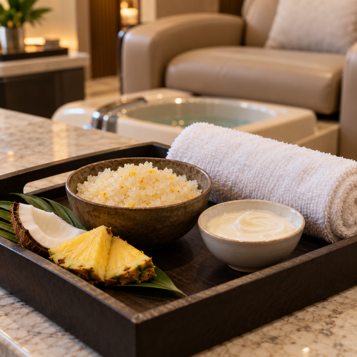 Tropical Pedicure at Kay's Nail Spa